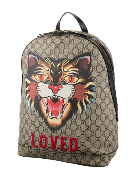 gucci backpack cat|Gucci dog collar backpack.